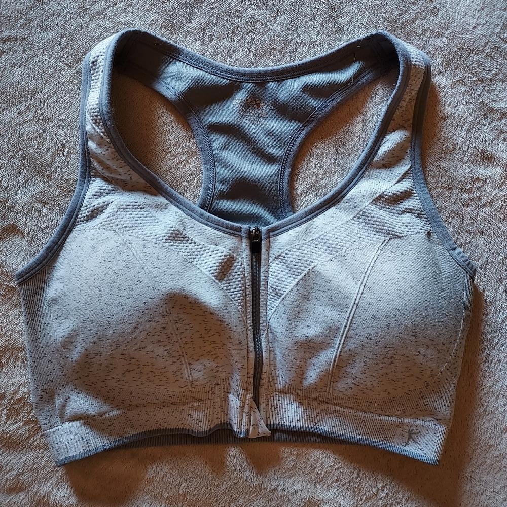 DANSKIN NOW Front Zip Sports Bra